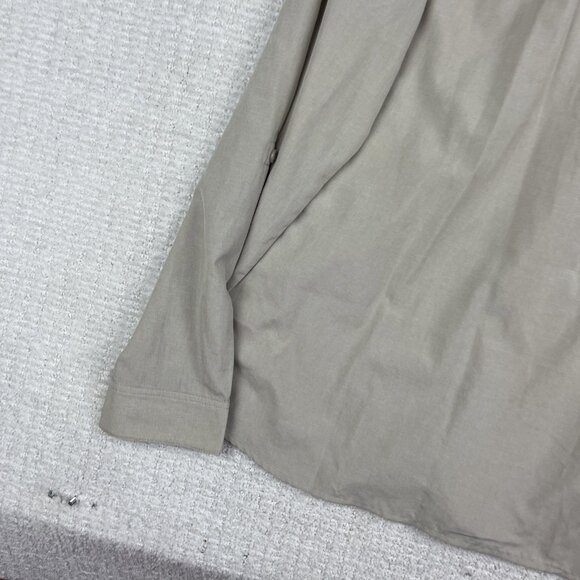 Mountain Equipment Co-op MEC Ultralight Hiking Button Tech Shirt Men's L Beige - Picture 13 of 16